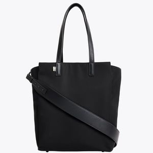 Black Tote Bag with Shoulder Strap